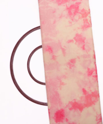 Buy Organza Silk Blue Tie Dye Printed Fabric Online At Fabric Dekho